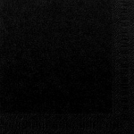 POPPIES NAPKIN 33CM 2PLY BLACK