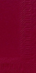 DUNI NAPKIN 33CM 3PLY 8 FOLD BORDEAUX
