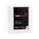 TABLE SMART NAPKIN 40CM 2PLY WHITE 8FOLD X2000