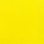 POPPIES YELLOW NAPKIN 40CM 2PLY