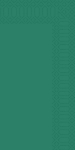 DUNI NAPKIN 40CM 3PLY 8 FOLD DARK GREEN