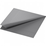NAPKIN 3PLY 40CM 8FOLD GREY 1000