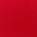 POPPIES NAPKIN 40CM 3PLY RED