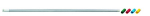 1270mm Light Duty Aluminium Handle with Polypropylene Grip GREEN