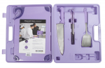 ALLERGEN KIT-12X18"CHOP. BOARD CHEF KNIFE,12"TONG,13"TURNER