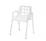 ALERTA STATIONARY SHOWER CHAIR ADJUSTABLE HEIGHT