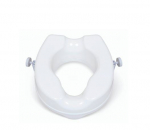 ALERTA RAISED PLASTIC TOILET SEAT, 4 INCHES