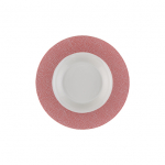 ARTIS PURITY PEARLS BOWL 24CM RIMMED PINK BAUSCHER X6