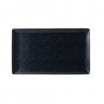 ARTIS PURITY PEARLS DARK RECTANGULAR PLATE 13.4" x 7.9"
