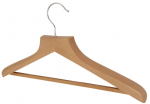 ASLOTEL HOOK DELUXE TROUSER BAR COATHANGERS NATURAL X10