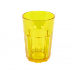 POLYCARBONATE AMERICAN TUMBLER 12OZ 340ML TRANS YELLOW 527