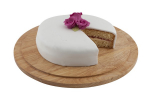 ACACIA WOOD ROUND CAKE BOARD 13"
