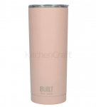 BUILT 20OZ DOUBLE WALLED S/S WATER TUMBLER PALE PINK