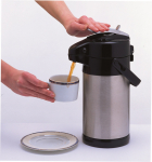 ELIA AIRPOT LEVER DISPENSER 2.5L SATIN S/STEEL