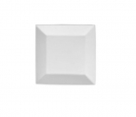 SUPERWHITE SQUARE PLATE 8.25 " 21CM