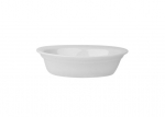 SUPERWHITE LIPPED OVL PIE DISH 7" 17.5CM