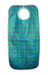ADULT BIB WASHABLE FABRIC GREEN STUART LARGE 45 x 90cm