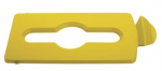 RUBBERMAID SLIM JIM RECYCLING STATION TOPPER YELLOW