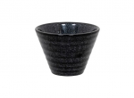 ARTISAN GRANITE BOWL CONICAL 11CM BLK