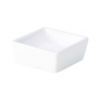 GENWARE PORCELAIN SQUARE DISH 6.4 X 2.5CM/ 2.5 X 1"