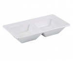 GENWARE PORCELAIN DOUBLE DISH 15 X 8CM/ 6 X 3"
