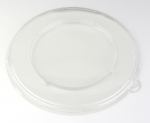 FLAT ROUND CLEAR LID 21CM X 150