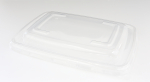 SABERT CLEAR FLAT LID FOR RECTANGLE PULP CONTAINER