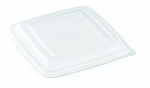SABERT SQUARE rPET LID FOR CONTAINERS 9.25 x 9.25"