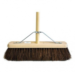 Industrial Medium Platform Broom Fitted with Handle and Stay 18"