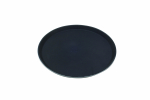NON-SLIP ROUND TRAY 14" BLACK FIBREGLASS