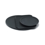 BLACK TRAY 14 X 18" RECTANGULAR NON-SLIP 620018