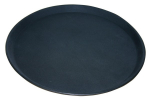 BLACK TRAY 16" ROUND NON-SLIP 40.5CM