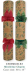 13" MISTLETOE CHARM CRACKER X50
