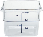 11.4LTR CAMBRO CLEAR STORAGE CONTAINERS