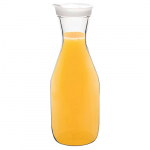 PLASTIC CARAFE WITH CLIP LID 1LTR