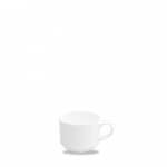 CHURCHILL ALCHEMY FINE CHINA WHITE STACKING COFFEE CUP 2.9OZ
