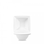 CHURCHILL ALCHEMY FINE CHINA WHITE ENERGY SQUARE BOWL 2.1OZ
