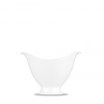 CHURCHILL ALCHEMY FINE CHINA WHITE BALANCE FOOTED SOUP BOWL 12OZ