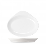 CHURCHILL ALCHEMY FINE CHINA WHITE COOK&SERVE NO.7 OVAL DISH 15OZ