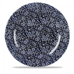 CHURCHILL SUPER VITRIFIED VINTAGE PRINTS WILLOW VICTORIA CALICO PLATE 12"