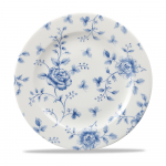 CHURCHILL SUPER VITRIFIED VINTAGE PRINTS PRAGUE ROSE CHINTZ PLATE 10.9"
