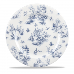 CHURCHILL SUPER VITRIFIED VINTAGE PRINTS PRAGUE TOILE PLATE 12"