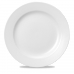CHURCHILL SUPER VITRIFIED CLASSIC WHITE SERVICE PLATE 12.3"