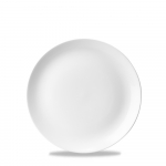 CHURCHILL SUPER VITRIFIED EVOLVE WHITE COUPE PLATE 6.5"