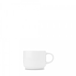 CHURCHILL SUPER VITRIFIED COMPACT WHITE STACKING TEACUP 7.5OZ