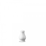 CHURCHILL SUPER VITRIFIED WHITE SANDRINGHAM PEPPER POT 3.3"