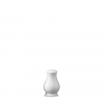 CHURCHILL SUPER VITRIFIED WHITE SANDRINGHAM SALT POT 3.3"