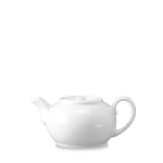 CHURCHILL SUPER VITRIFIED WHITE HOLLOWARE NOVA TEAPOT 15OZ