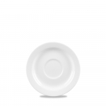 CHURCHILL SUPER VITRIFIED WHITE PROFILE SAUCER 5"