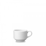 CHURCHILL SUPER VITRIFIED CHATEAU WHITE TEA CUP 7OZ